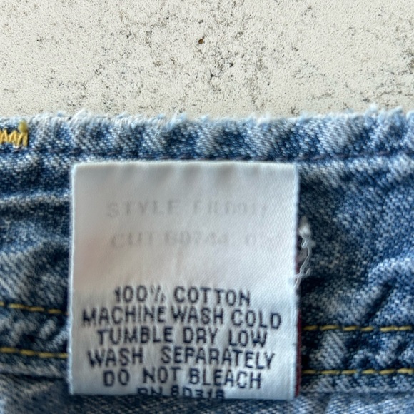 Y2K Lucky Brand Cropped Capris Straight Leg Jeans 90s Vintage 8/29 Granola Girl - Picture 6 of 11